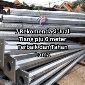Jual Tiang pju 6 meter