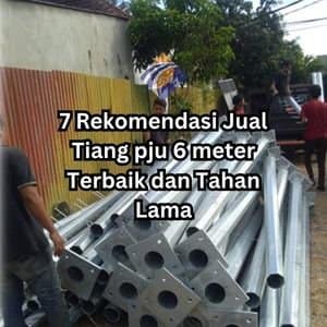 Jual Tiang pju 6 meter