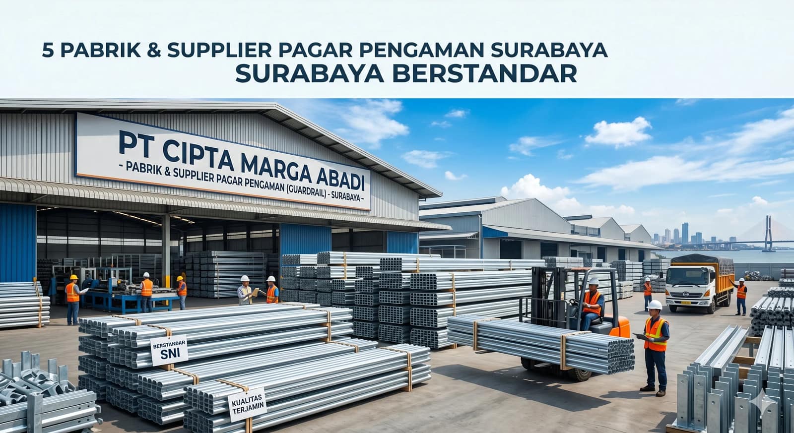 pagar pengaman surabaya