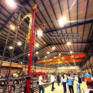 Tiang PJU Dishub Sidoarjo Pusat